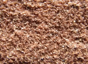Close up of Bridgnorth Sandstone
