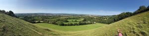 Panoramic view scenery from Great Witley